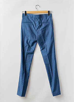 Pantalon chino fermeture zippée sous rabat avec crochet taille normale bleu THE KOOPLES homme
