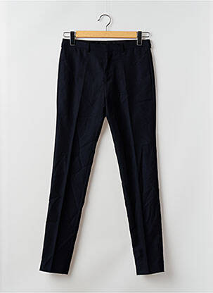 Pantalon chino fermeture zippée sous rabat avec crochet taille normale bleu THE KOOPLES homme