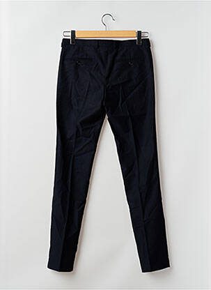 Pantalon chino fermeture zippée sous rabat avec crochet taille normale bleu THE KOOPLES homme