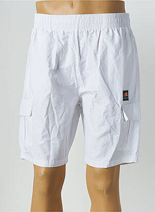 Short tissage popeline taille normale blanc ELLESSE homme
