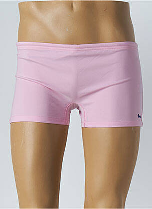 Short de bain tissage popeline rose HARMONT & BLAINE homme