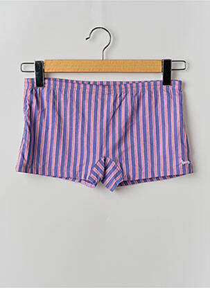 Short de bain imprimé rayures violet HARMONT & BLAINE homme
