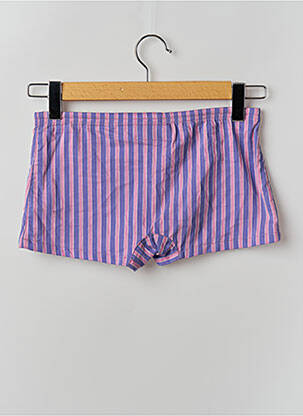 Short de bain imprimé rayures violet HARMONT & BLAINE homme