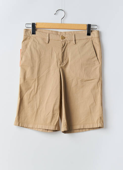Bermuda stretch taille normale beige TRUSSARDI JEANS homme