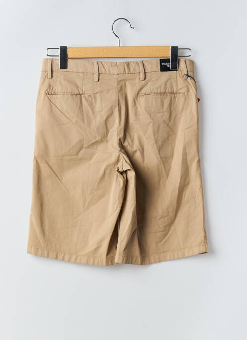 Bermuda stretch taille normale beige TRUSSARDI JEANS homme