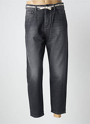 Jeans coupe droite stretch taille haute noir CHEVIGNON homme