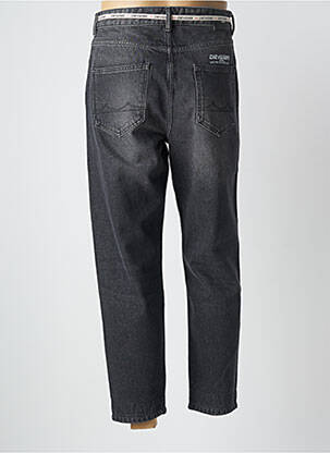 Jeans coupe droite stretch taille haute noir CHEVIGNON homme