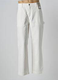 Pantalon droit tissage popeline taille normale blanc DOCKERS homme