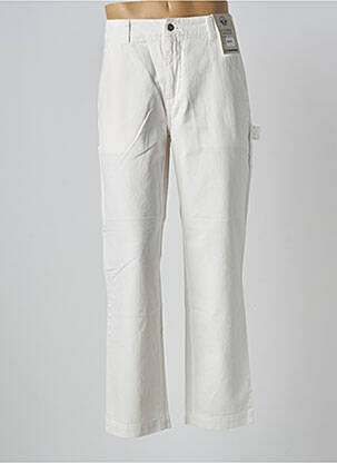 Pantalon droit tissage popeline taille normale blanc DOCKERS homme