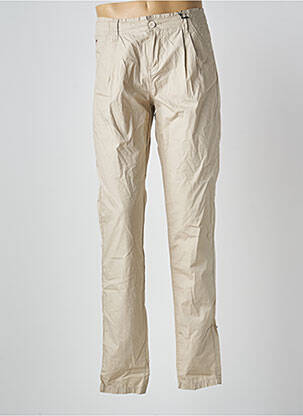 Pantalon chino tissage popeline taille normale beige TOMMY HILFIGER homme