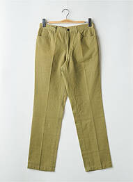 Pantalon slim tissage popeline taille normale vert CONTE OF FLORENCE femme