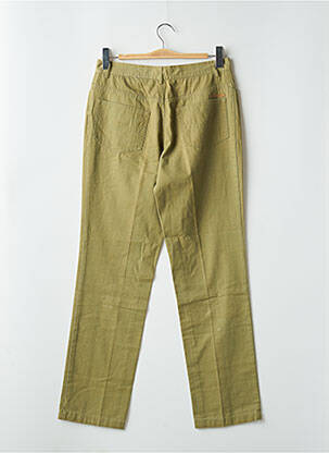 Pantalon slim tissage popeline taille normale vert CONTE OF FLORENCE femme