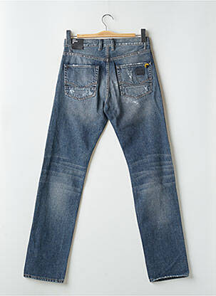 Jeans coupe droite fermeture boutonnée sur le devant taille normale bleu SISLEY homme