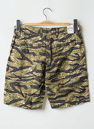Bermuda coupe droite vert CHEVIGNON homme