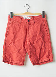 Bermuda coupe droite orange CHEVIGNON homme