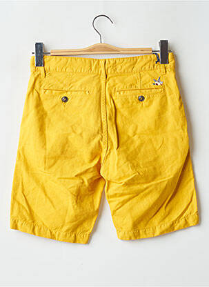 Bermuda coupe droite jaune CHEVIGNON homme