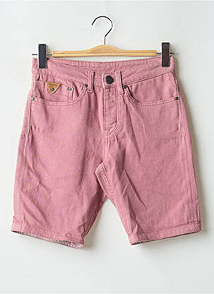 Bermuda coupe droite rose OXBOW homme