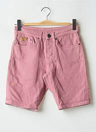Bermuda coupe droite rose OXBOW homme