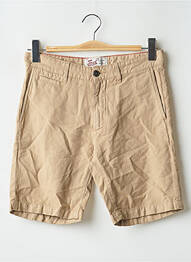 Bermuda coupe droite beige CHEVIGNON homme