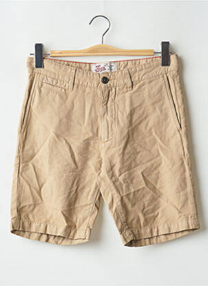 Bermuda coupe droite beige CHEVIGNON homme