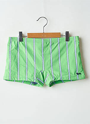 Slip de bain imprimé rayures vert HARMONT & BLAINE homme
