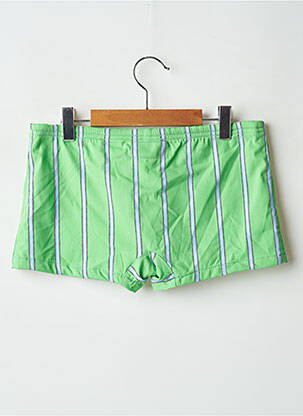 Slip de bain imprimé rayures vert HARMONT & BLAINE homme