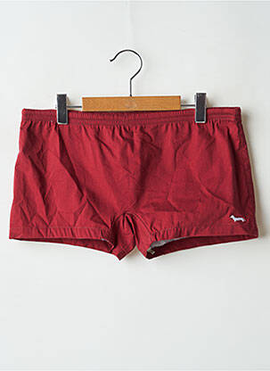 Slip de bain fermeture liens à nouer rouge HARMONT & BLAINE homme