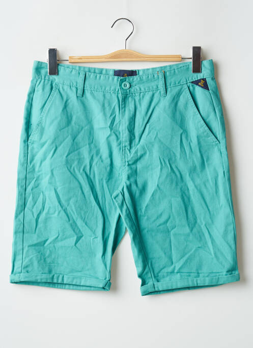 Bermuda coupe droite bleu TORRENTE homme
