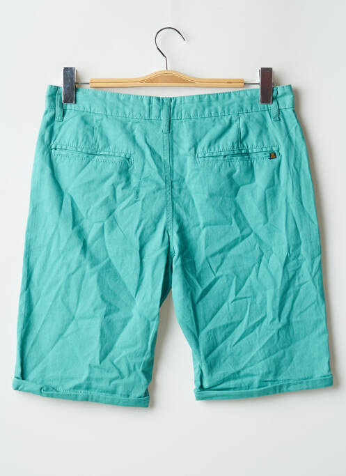 Bermuda coupe droite bleu TORRENTE homme
