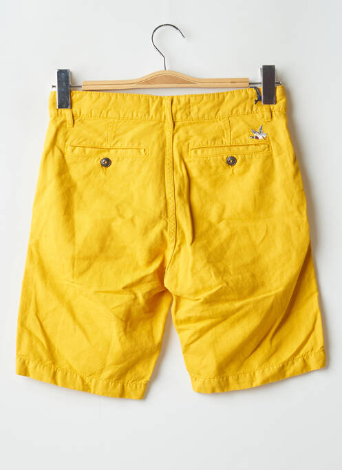 Bermuda coupe droite jaune CHEVIGNON homme