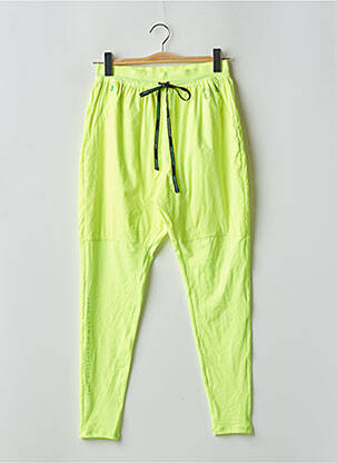 Jogging taille haute taille haute jaune SWEET PANTS femme