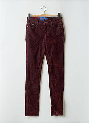 Pantalon slim taille haute taille haute rouge TRUSSARDI JEANS femme