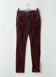 Pantalon slim stretch taille haute rouge TRUSSARDI JEANS femme