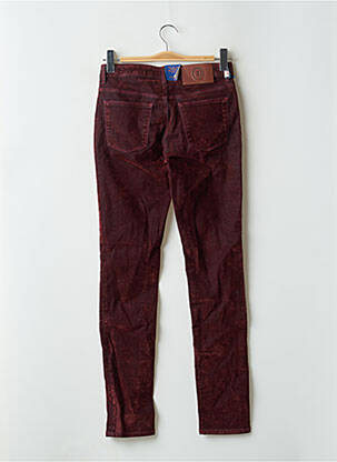 Pantalon slim taille haute taille haute rouge TRUSSARDI JEANS femme