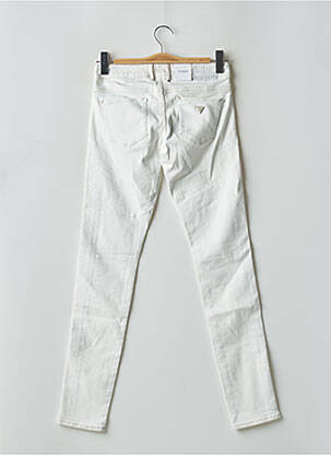 Jeans coupe slim stretch taille basse bleu GUESS femme