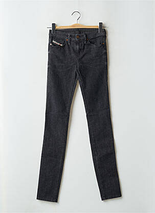 Jeans coupe slim stretch taille haute noir DIESEL femme