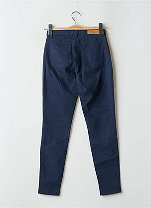 Pantalon slim taille haute taille haute bleu NAF NAF femme
