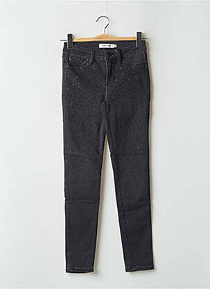 Jeans coupe slim stretch taille normale noir NAF NAF femme