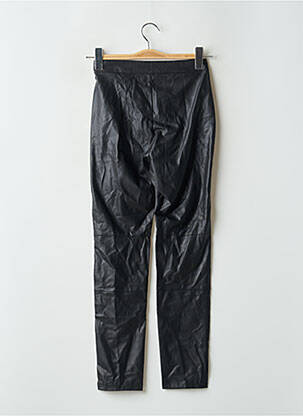 Pantalon droit taille à pinces taille haute noir GUESS femme