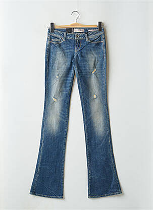 Jeans bootcut stretch taille basse bleu GUESS femme