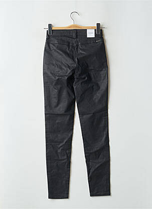 Pantalon slim taille haute taille haute noir GUESS femme