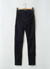 Jeans coupe slim stretch taille haute noir TRUSSARDI JEANS femme