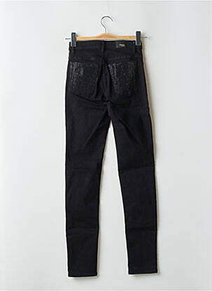 Jeans coupe slim stretch taille haute noir TRUSSARDI JEANS femme