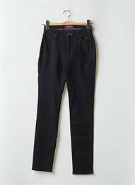 Jeans coupe slim stretch taille haute noir TRUSSARDI JEANS femme