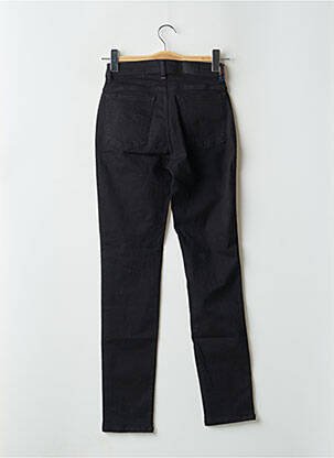 Jeans coupe slim stretch taille haute noir TRUSSARDI JEANS femme