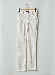 Pantalon slim tissage popeline taille normale beige TRUSSARDI JEANS femme
