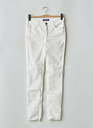 Pantalon slim taille basse taille basse beige TRUSSARDI JEANS femme