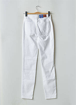 Pantalon slim taille haute taille haute blanc TRUSSARDI JEANS femme