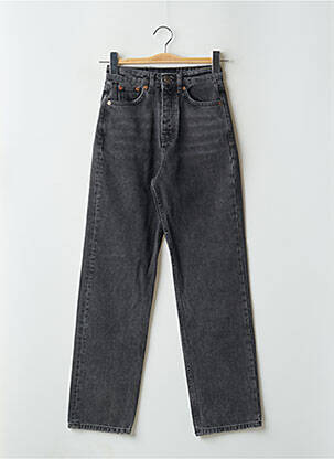 Jeans coupe droite taille haute taille haute noir THE KOOPLES femme