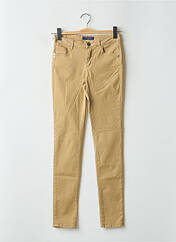 Pantalon slim beige TRUSSARDI JEANS pour femme seconde vue